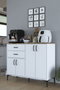 Hanah Home Armario Multiusos Blanco y Nogal